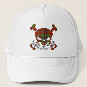 MacLean Tartan Skull Trucker Hat