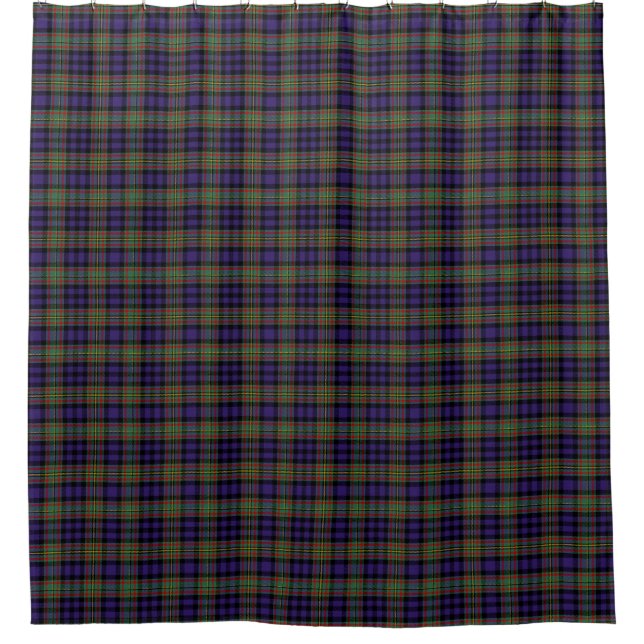 MacLellan Tartan Shower Curtain (Front)