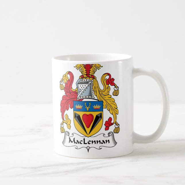 MacLennan Family Crest Coffee Mug (Right)