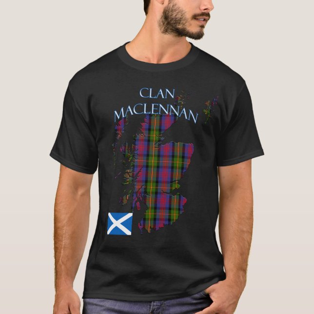 MacLennan Scottish Clan Tartan Scotland T-Shirt (Front)