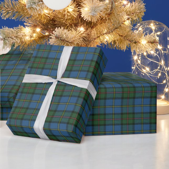 MacLeod Harris Ancient Original Scottish Tartan Wrapping Paper (Holidays)