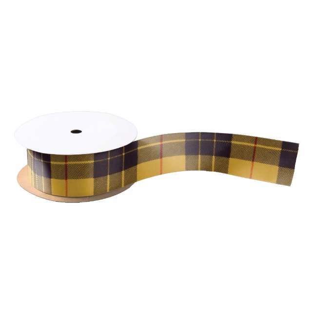 Macleod of Lewis & Ramsay Plaid Scottish tartan Satin Ribbon (Spool)