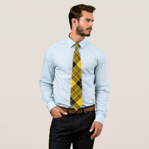 MacLeod Scottish Clan Tartan Plaid Pattern Tie