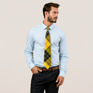 MacLeod Scottish Clan Tartan Plaid Pattern Tie