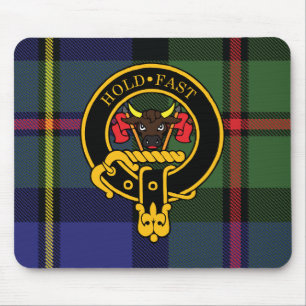 Macleod Scottish Crest and Tartan Mouse Pad