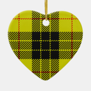 MacLeod tartan pattern Ceramic Ornament