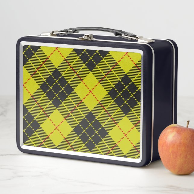 MacLeod tartan pattern Metal Lunch Box (In Situ)