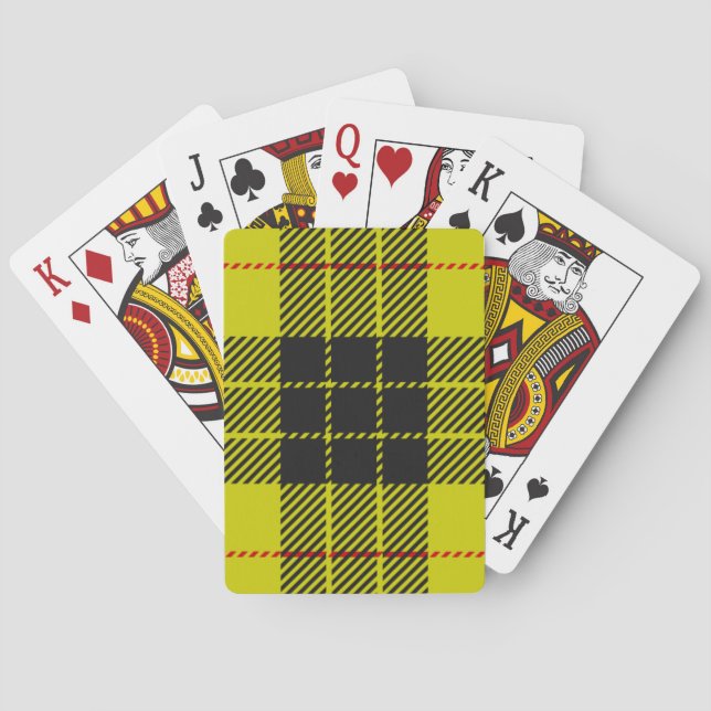 MacLeod tartan pattern Playing Cards (Back)