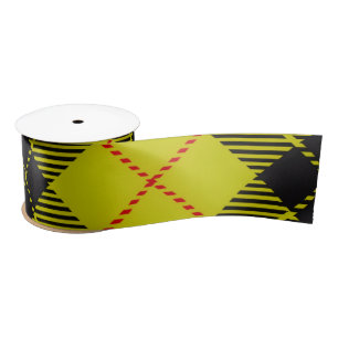 MacLeod tartan pattern Satin Ribbon