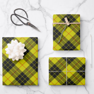 MacLeod tartan pattern Wrapping Paper Sheet