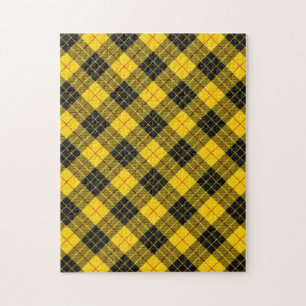 MacLeod Tartan Plaid Pattern Jigsaw Puzzle