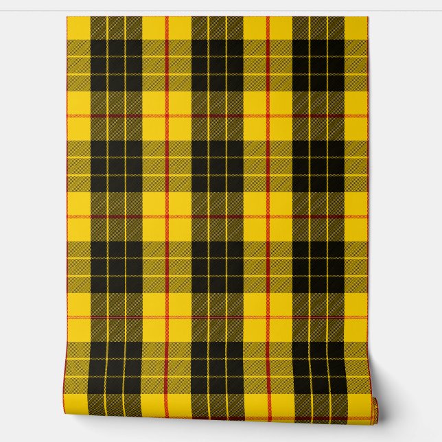MacLeod Tartan Plaid Scottish Clan Wallpaper (Unrolling)