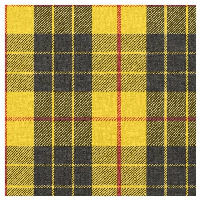 MacLeod Tartan Print Fabric (Close Up)