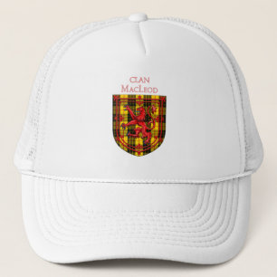 MacLeod Tartan Scottish Plaid Lion Rampant Trucker Hat
