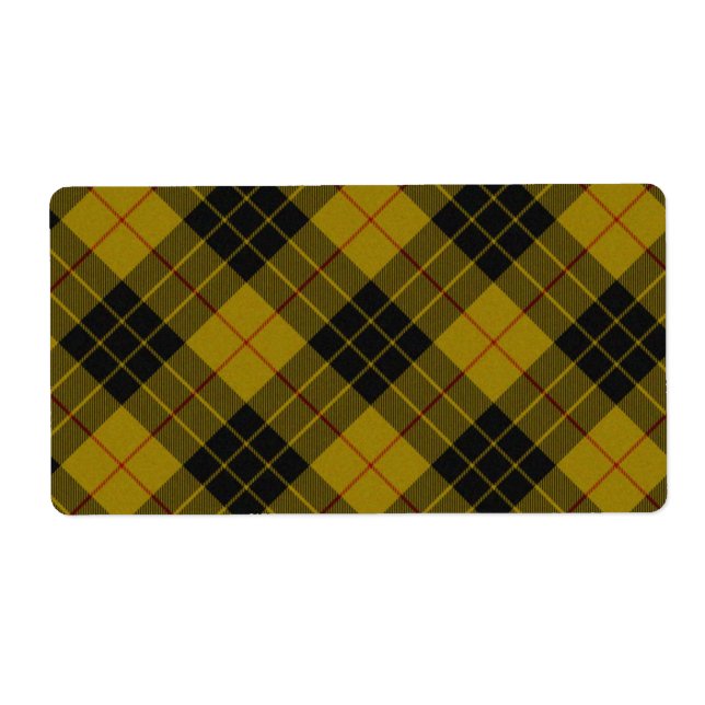 MacLeod tartan yellow black plaid (Front)