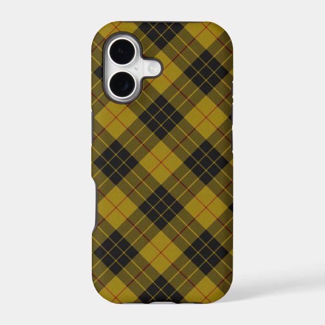 MacLeod tartan yellow black plaid (Back)