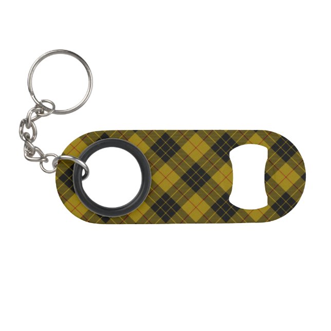 MacLeod tartan yellow black plaid (Front (Horizontal))