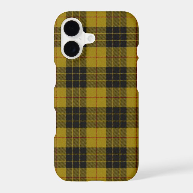 MacLeod tartan yellow black plaid (Back)