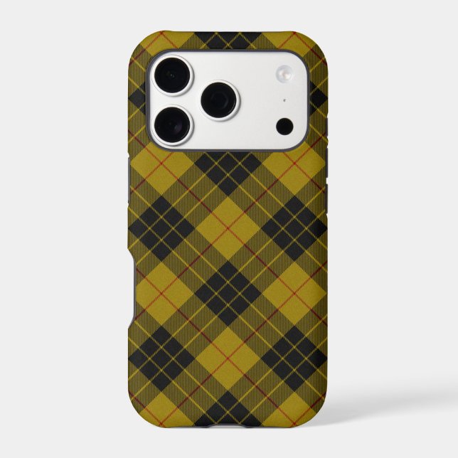 MacLeod tartan yellow black plaid (Back)