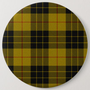MacLeod tartan yellow black plaid 6 Cm Round Badge
