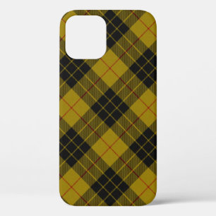 MacLeod tartan yellow black plaid iPhone 12 Pro Case