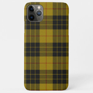 MacLeod tartan yellow black plaid iPhone 11 Pro Max Case