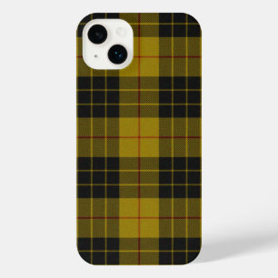 MacLeod tartan yellow black plaid iPhone 14 Plus Case