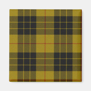 MacLeod tartan yellow black plaid Magnet