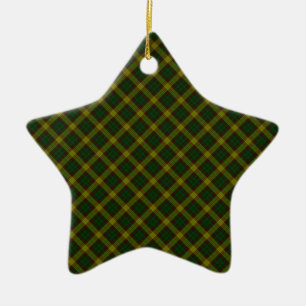 MacMillan Clan Tartan Scottish Designed Print Ceramic Ornament