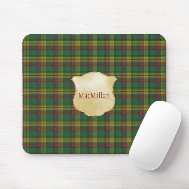 MacMillan Old Ancient Original Scottish Tartan Mouse Pad (With Mouse)
