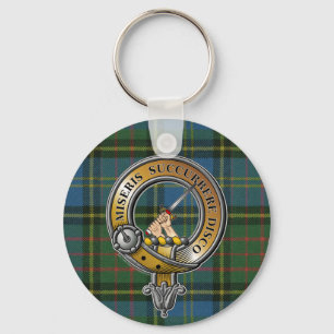 MacMillan Tartan & Badge Key Ring