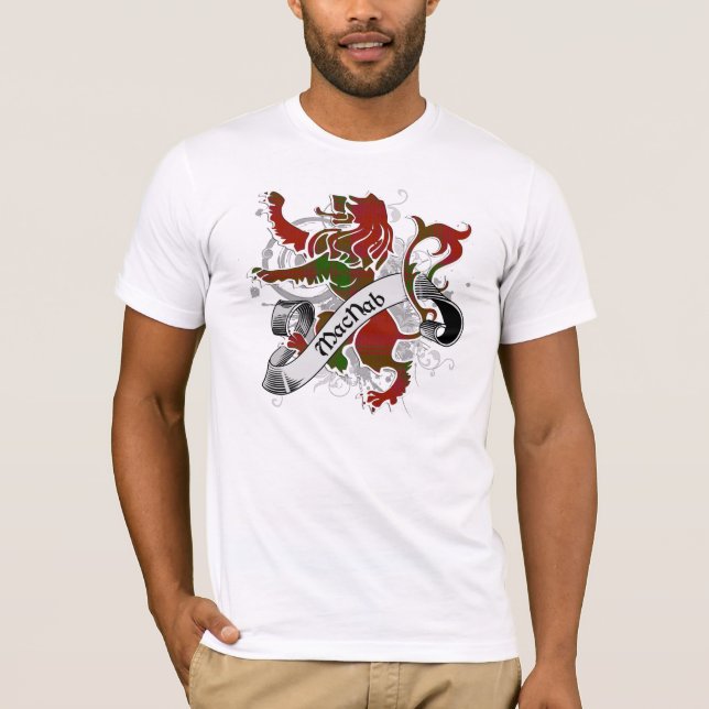 MacNab Tartan Lion T-Shirt (Front)