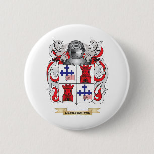 MacNaughton Coat of Arms (Family Crest) 6 Cm Round Badge