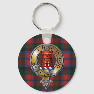 MacNaughton Tartan & Badge Key Ring