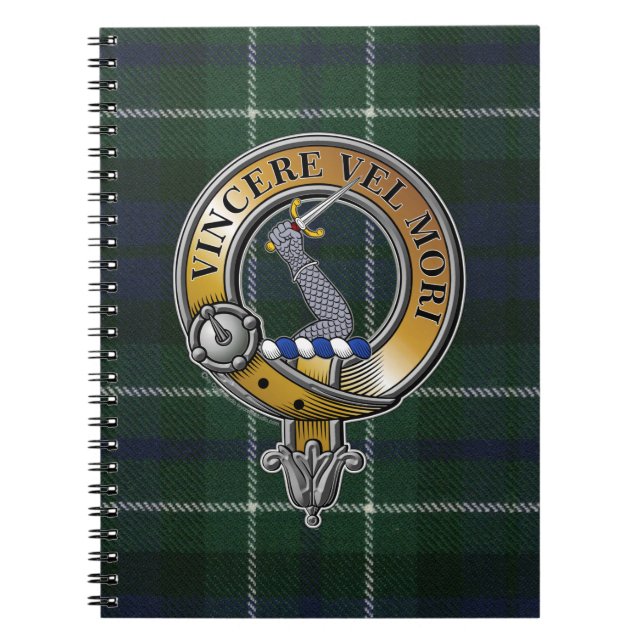 MacNeil Colonsay Tartan & Badge Notebook (Front)
