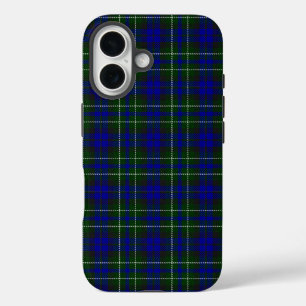 Macneil of Colonsay tartan blue green plaid iPhone 16 Case