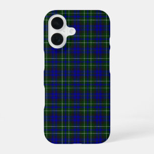 Macneil of Colonsay tartan blue green plaid iPhone 16 Case