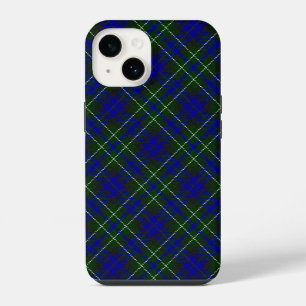 Macneil of Colonsay tartan blue green plaid iPhone 14 Case