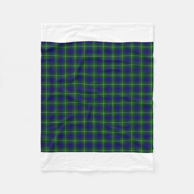 MacNeil Tartan Fleece Blanket (Front)