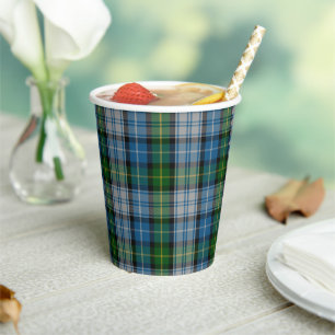 MacNeil Tartan Plaid Paper Cups