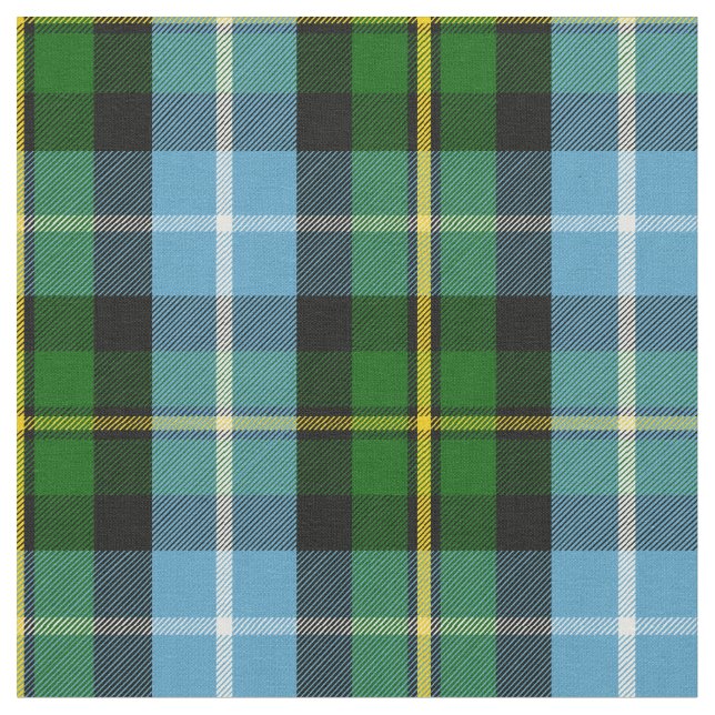 MacNeil Tartan Print Fabric (Close Up)