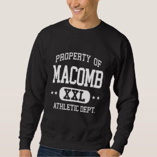 Macomb Retro Athletic Property Dept 1 Sweatshirt