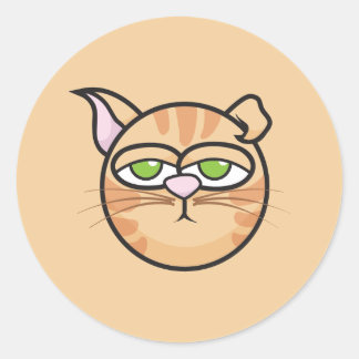 Macon and Friends: Mustard Decal Classic Round Sticker