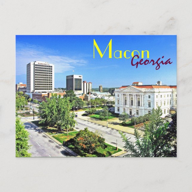 Macon, Georgia, U.S.A Postcard (Front)
