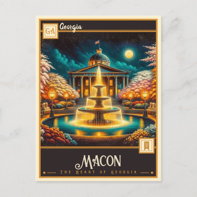 Macon, Georgia | Vintage Postcard (Front)