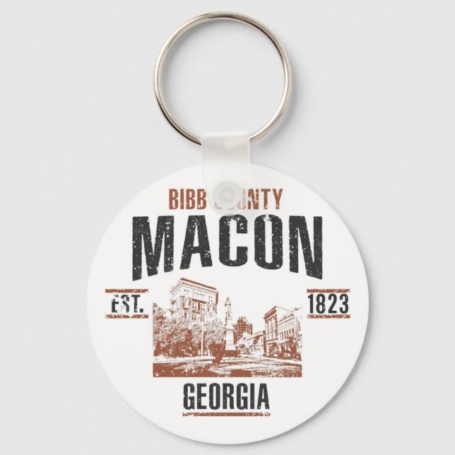 Macon Key Ring (Front)