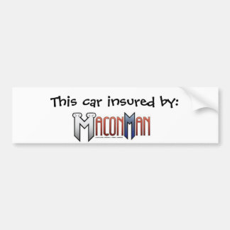 Macon Man Bumper Sticker