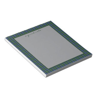 MacPhail Hunting Ancient Original Scottish Tartan  Notepad