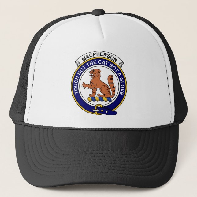 MacPherson Clan Badge Trucker Hat (Front)