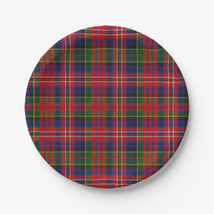 MacPherson Clan Tartan Plaid Paper Plate